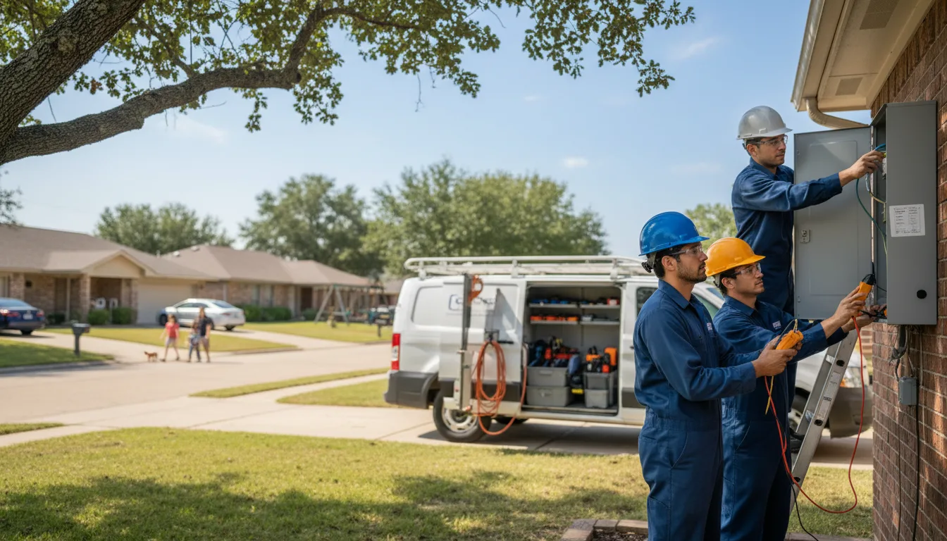 Certified electrician providing emergency electrical services in Lehi, UT